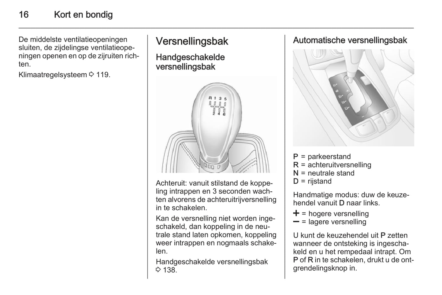 2015-2016 Opel Antara Bedienungsanleitung | Niederländisch