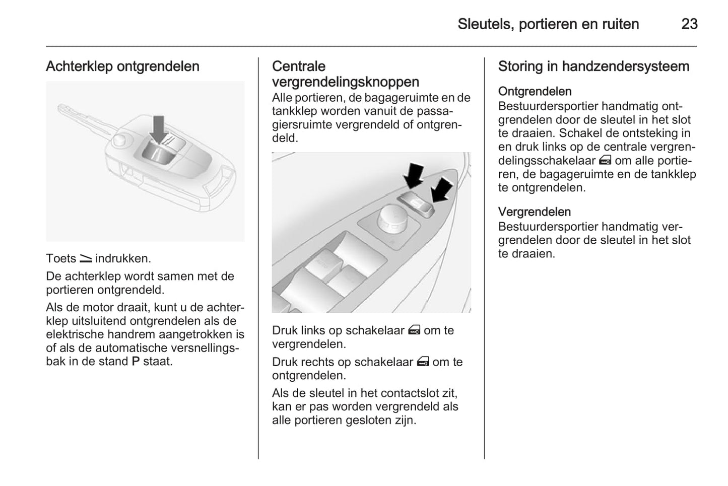 2015-2016 Opel Antara Bedienungsanleitung | Niederländisch