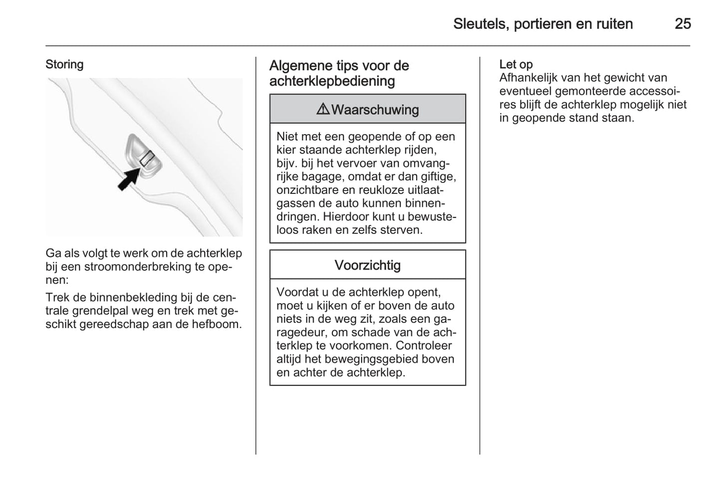 2015-2016 Opel Antara Bedienungsanleitung | Niederländisch