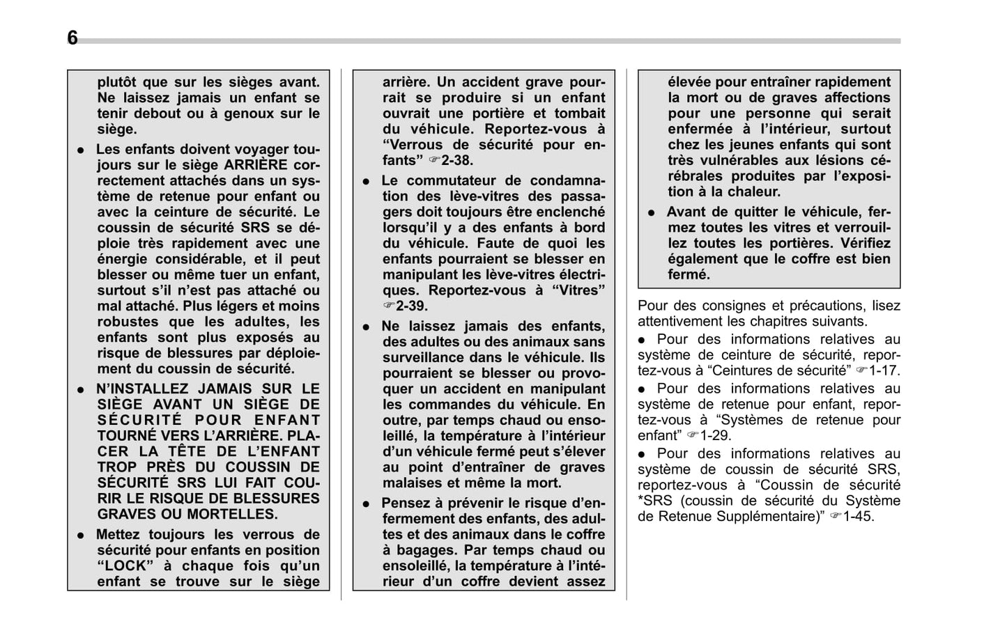 2017-2019 Subaru Legacy/Outback Bedienungsanleitung | Französisch