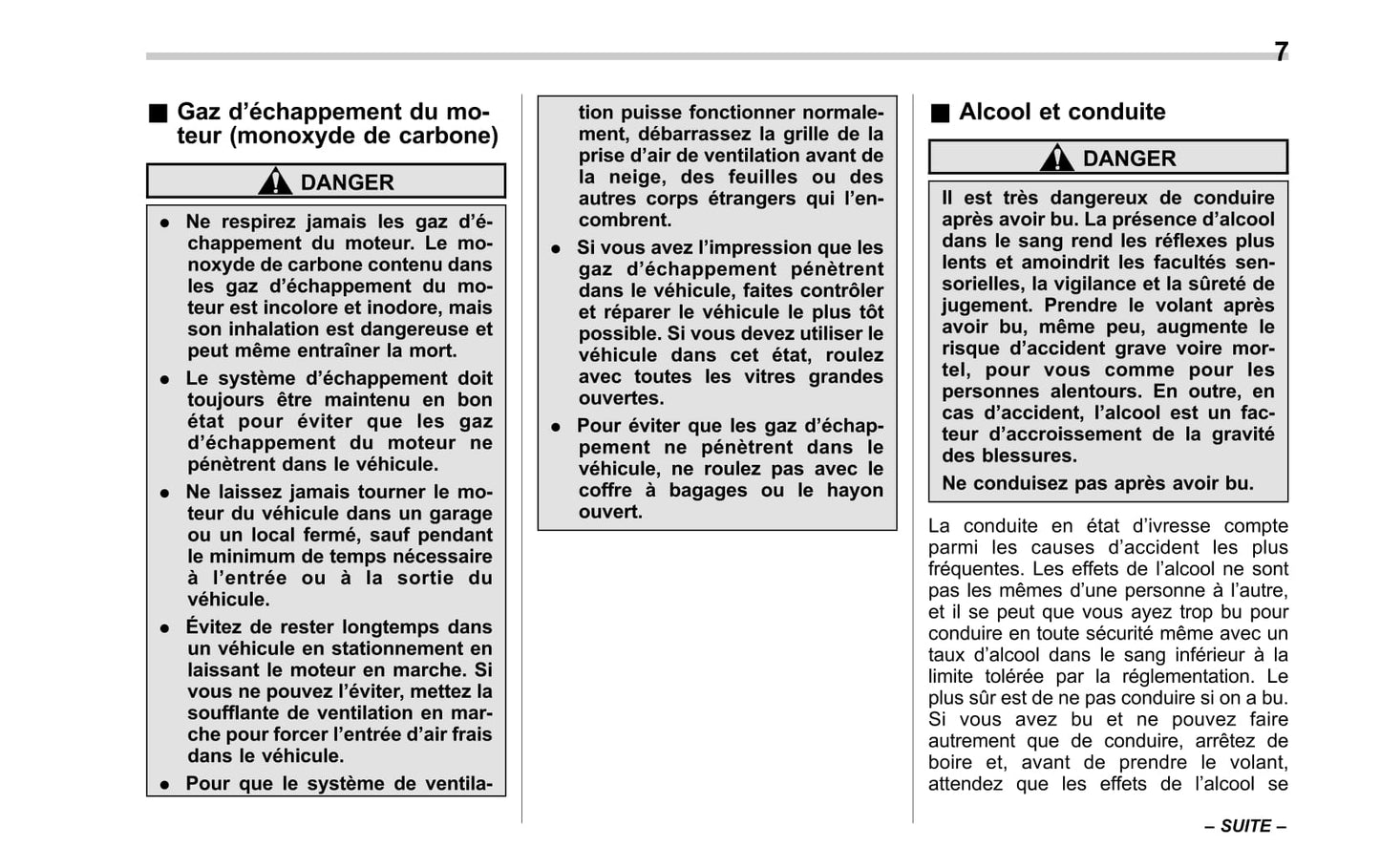 2017-2019 Subaru Legacy/Outback Bedienungsanleitung | Französisch