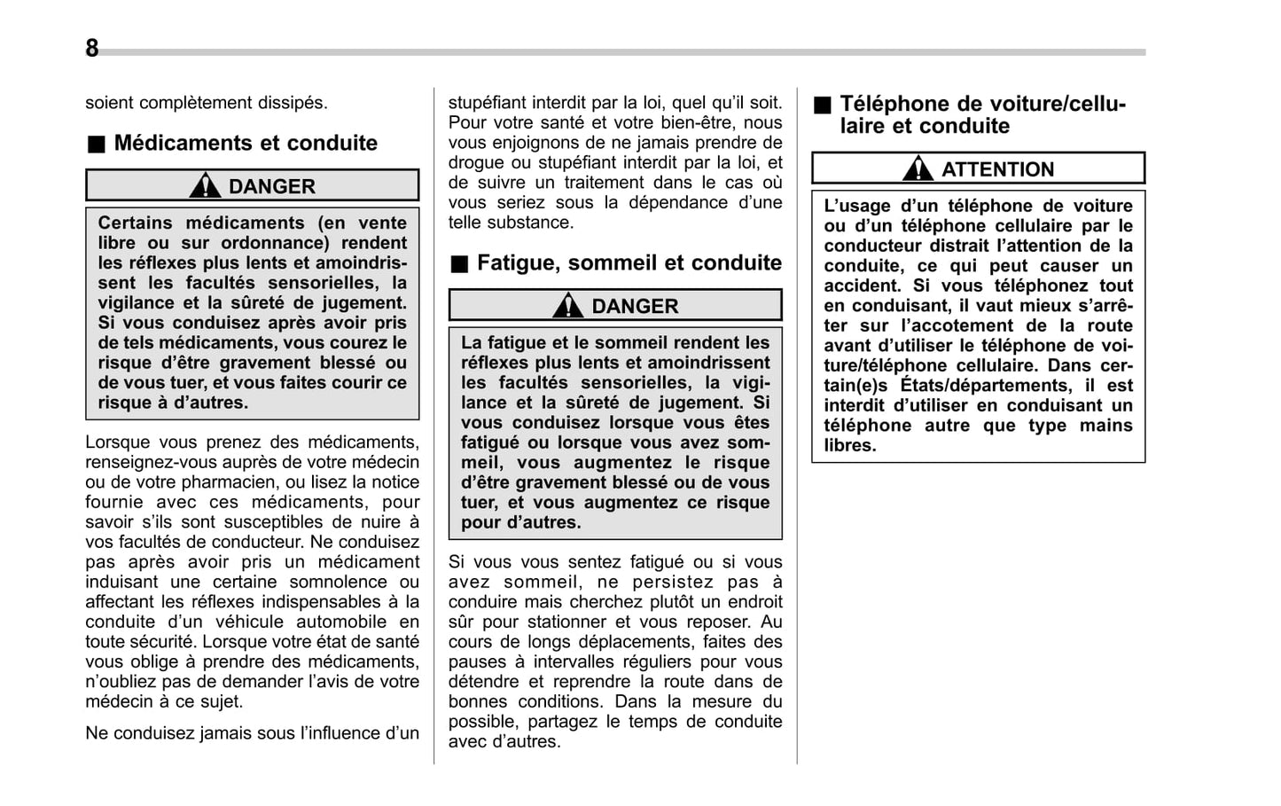 2017-2019 Subaru Legacy/Outback Bedienungsanleitung | Französisch