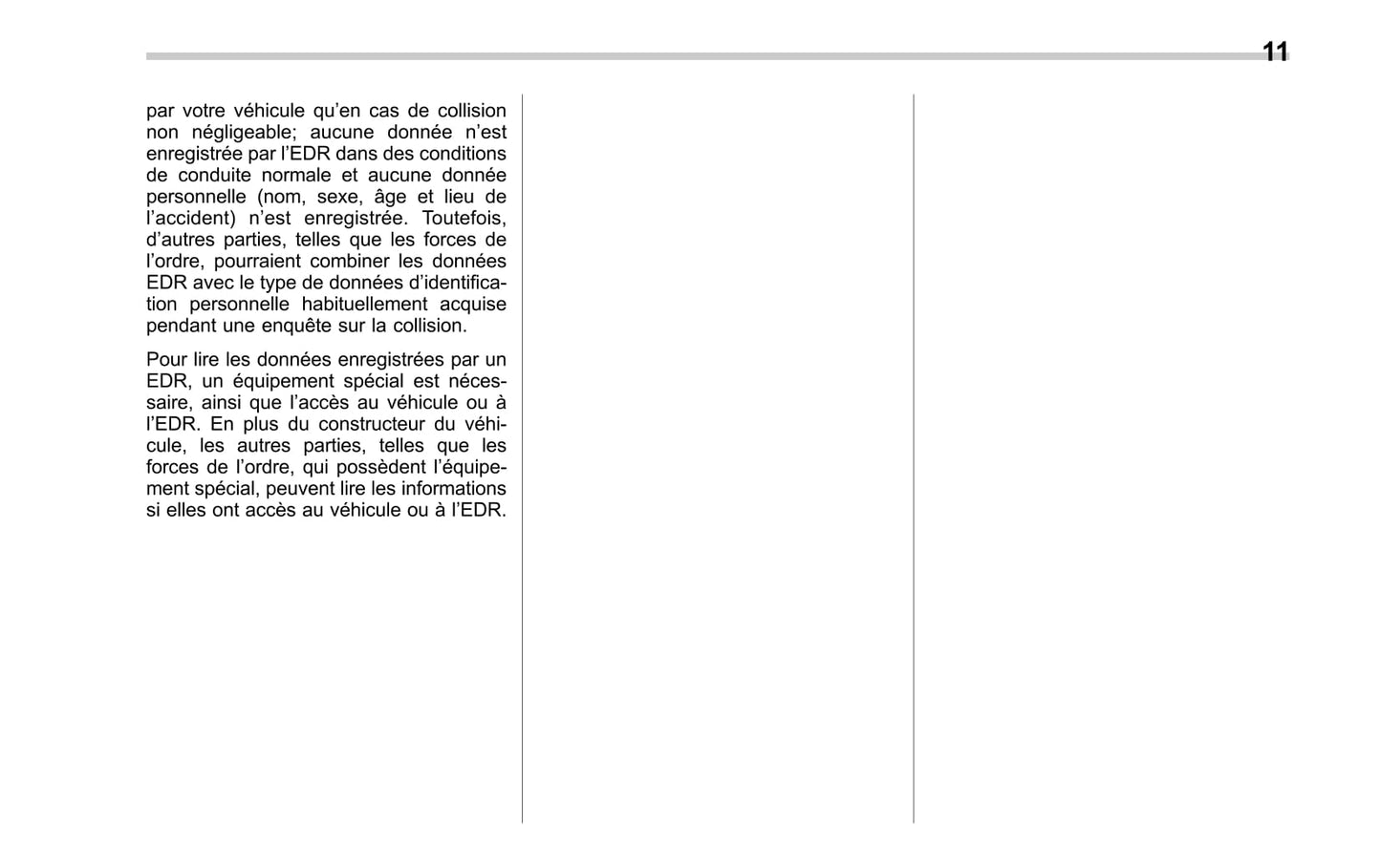 2017-2019 Subaru Legacy/Outback Bedienungsanleitung | Französisch