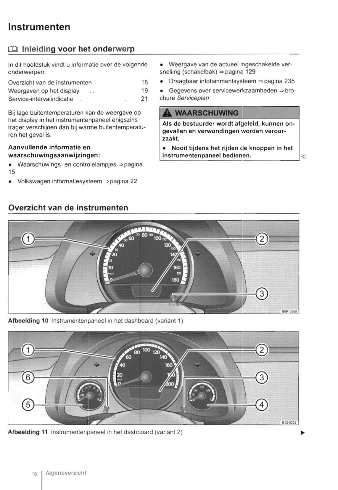 2012-2016 Volkswagen Up Bedienungsanleitung | Niederländisch