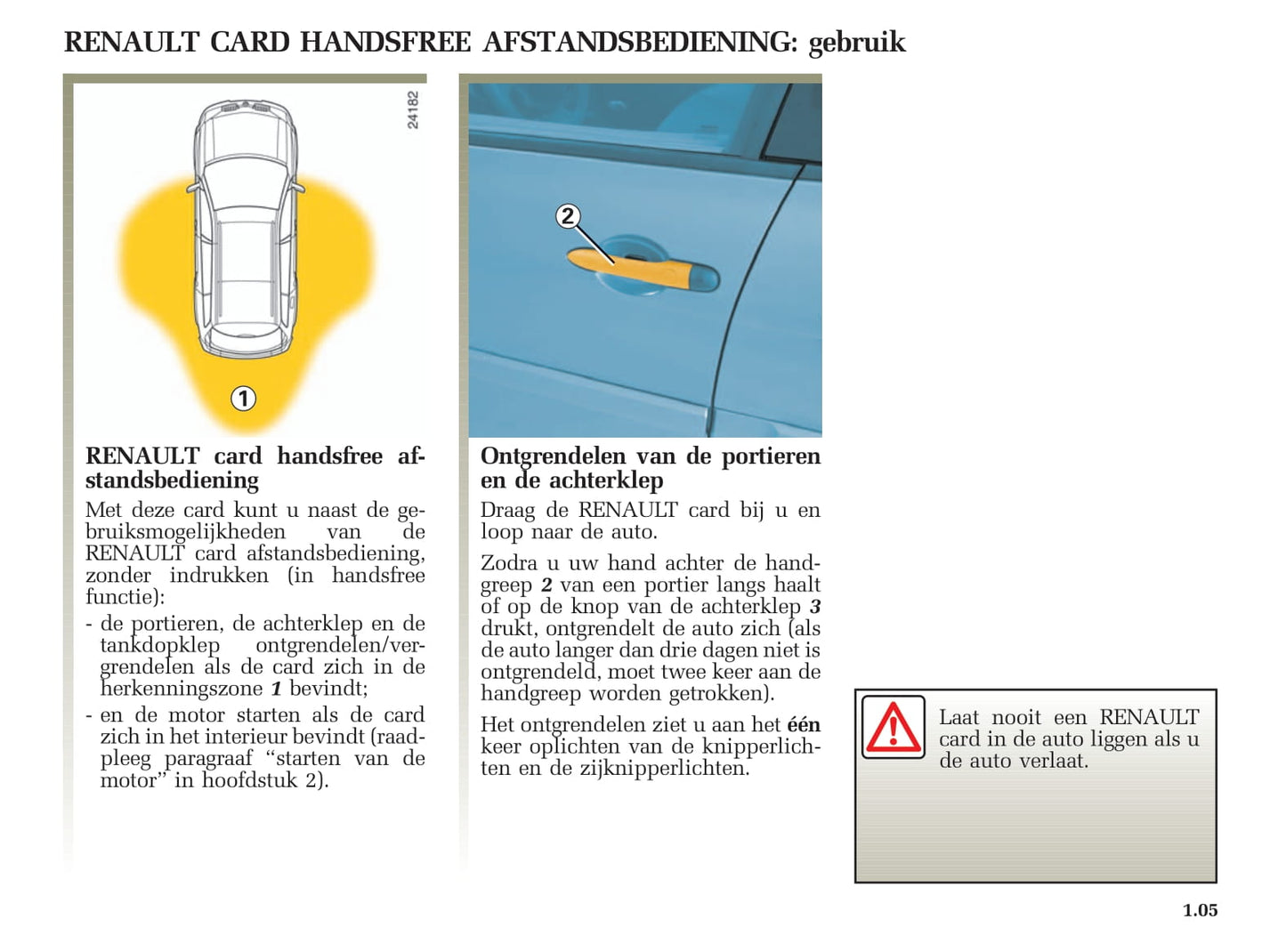 2005-2006 Renault Mégane Grandtour Bedienungsanleitung | Niederländisch