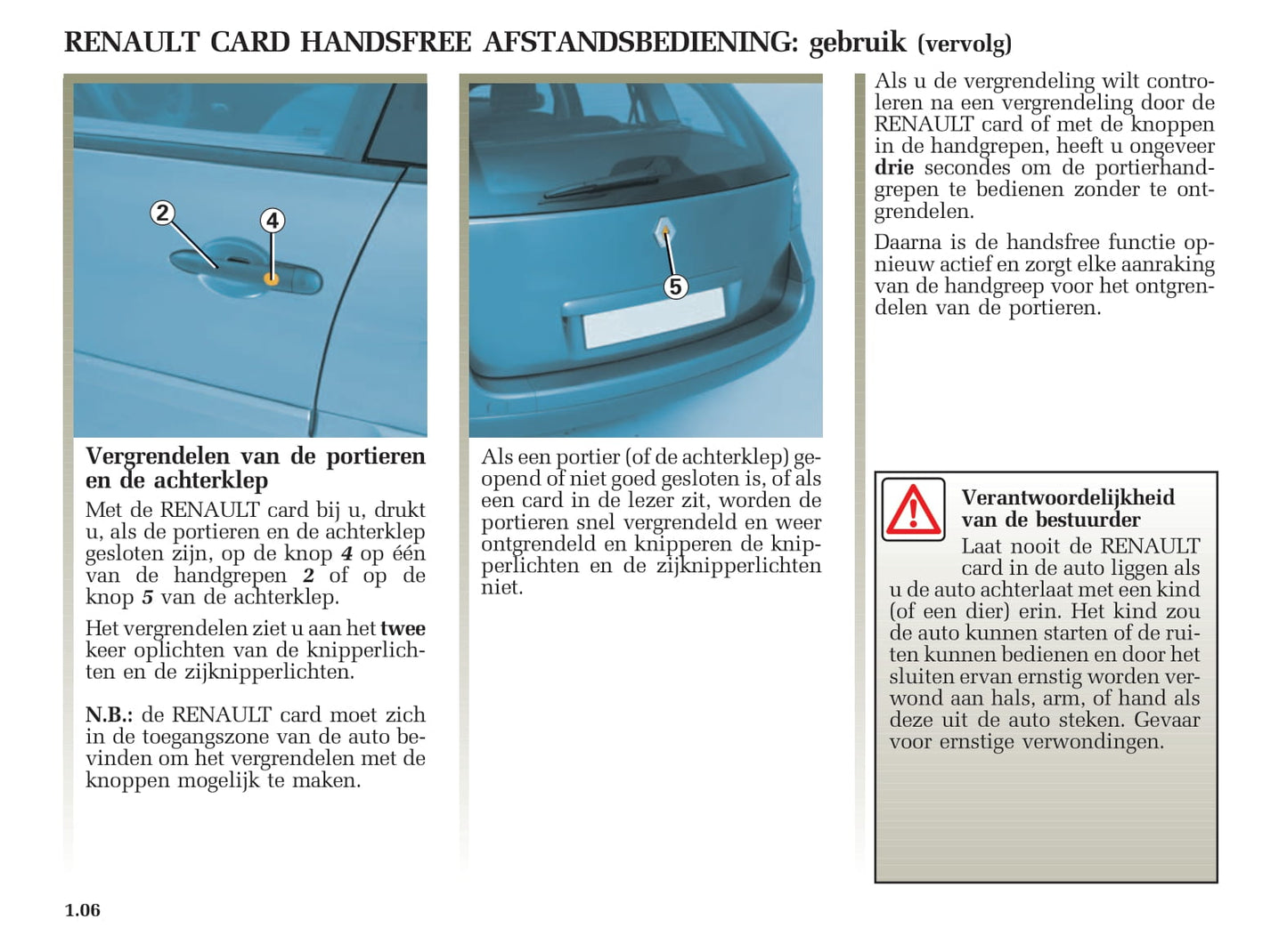 2005-2006 Renault Mégane Grandtour Bedienungsanleitung | Niederländisch