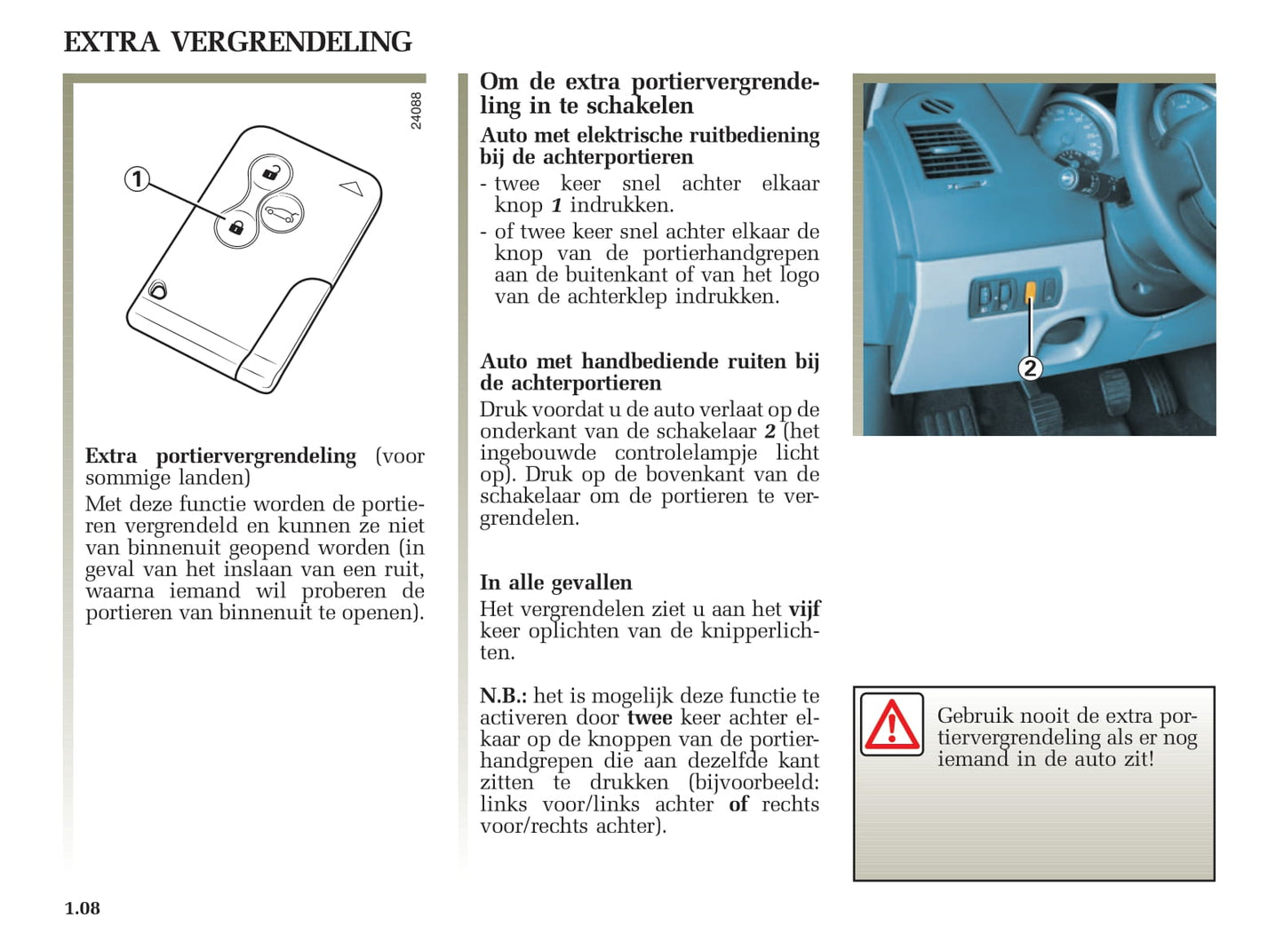 2005-2006 Renault Mégane Grandtour Bedienungsanleitung | Niederländisch