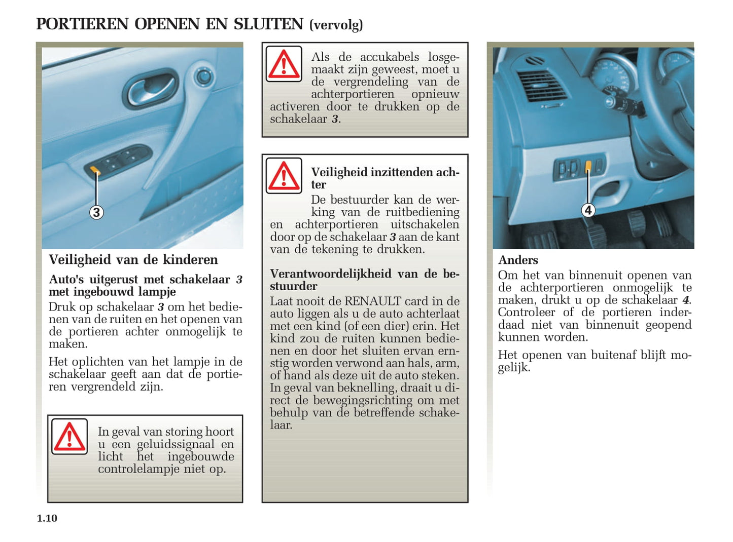 2005-2006 Renault Mégane Grandtour Bedienungsanleitung | Niederländisch