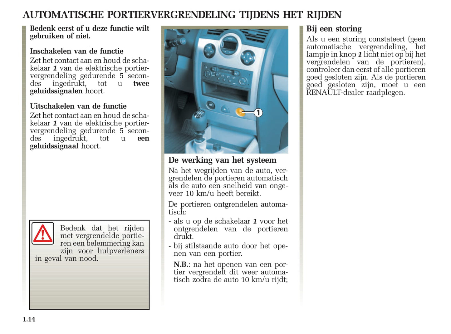 2005-2006 Renault Mégane Grandtour Bedienungsanleitung | Niederländisch