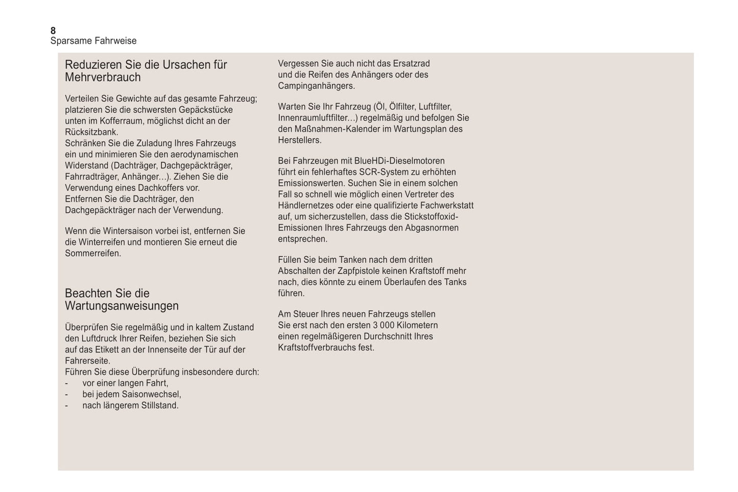 2018-2019 DS Automobiles DS 7 Crossback/DS 7 Crossback E-Tense Owner's Manual | German