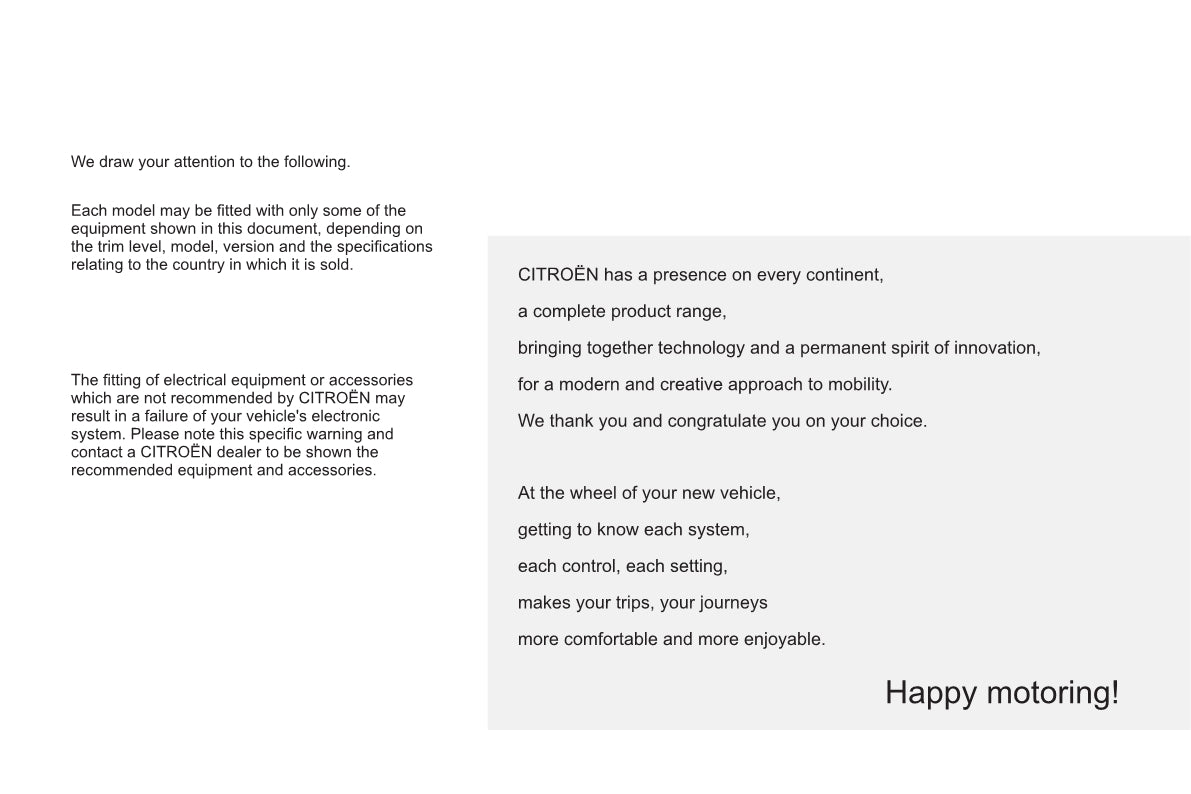 2013-2014 Citroën C8 Owner's Manual | English