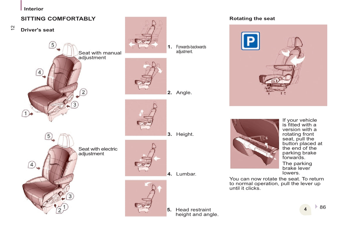 2013-2014 Citroën C8 Owner's Manual | English