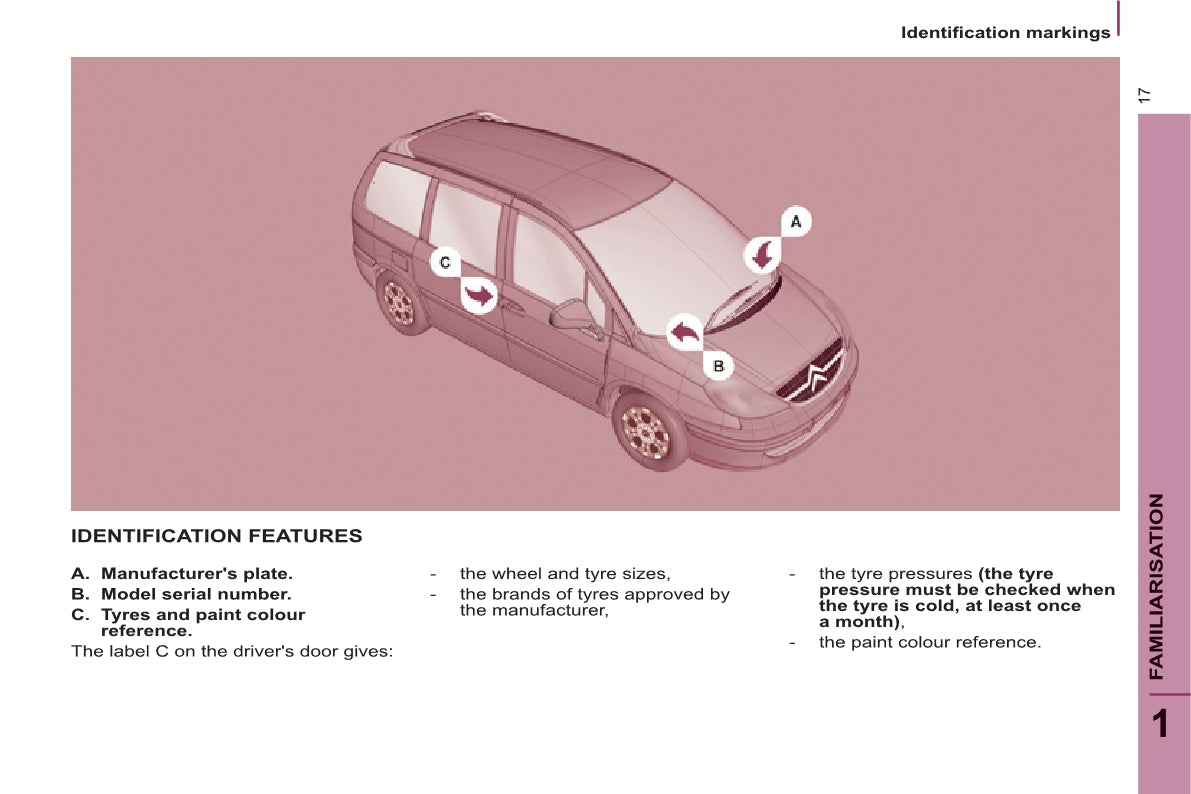 2013-2014 Citroën C8 Owner's Manual | English