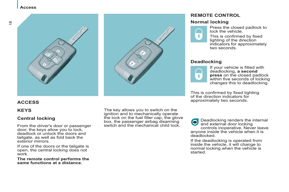 2013-2014 Citroën C8 Owner's Manual | English