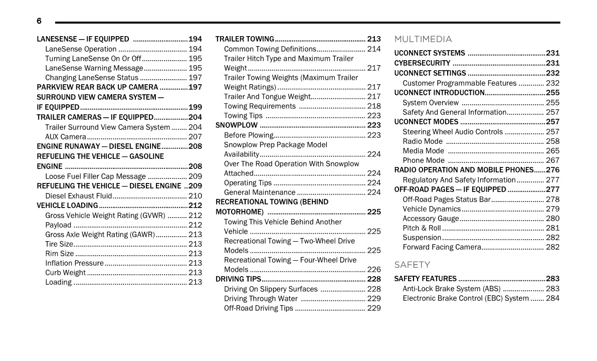 2022 Ram 2500/3500 Owner's Manual | English
