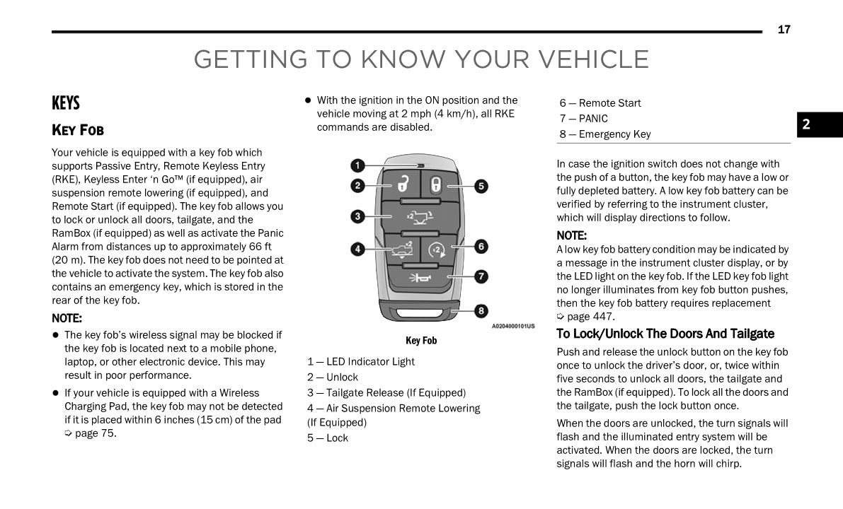 2022 Ram 2500/3500 Owner's Manual | English