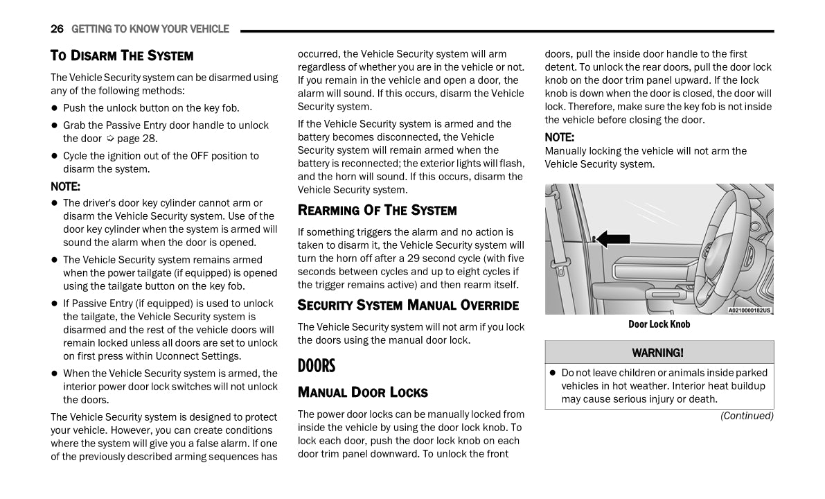 2022 Ram 2500/3500 Owner's Manual | English