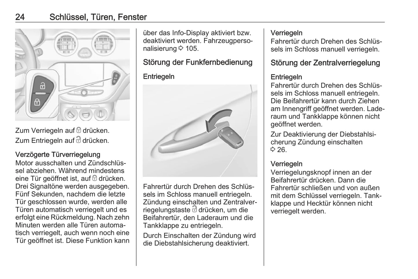 2017-2018 Opel Adam Bedienungsanleitung | Deutsch