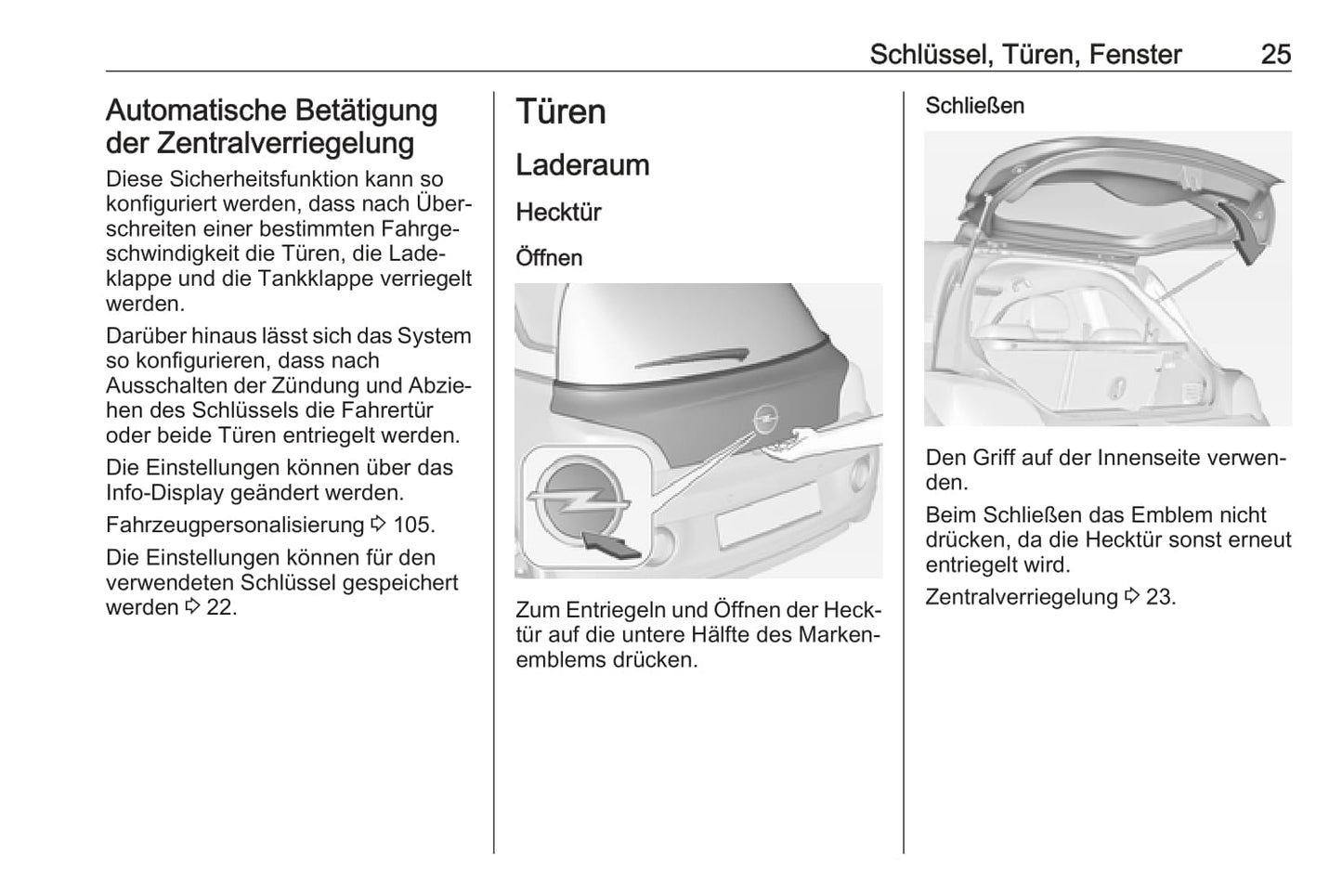 2017-2018 Opel Adam Bedienungsanleitung | Deutsch