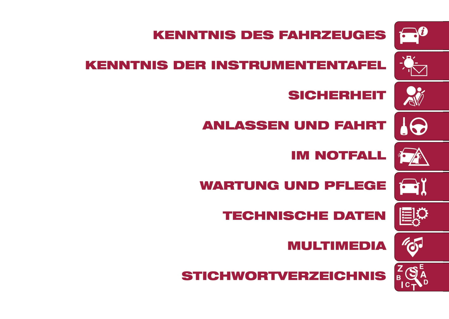2016-2017 Fiat Tipo Owner's Manual | German