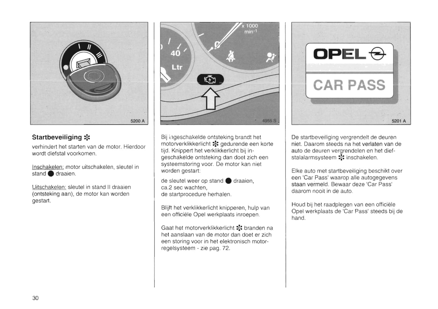 1994-2000 Opel Tigra Bedienungsanleitung | Niederländisch