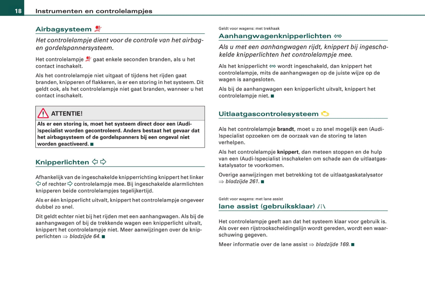 2006-2009 Audi Q7 Bedienungsanleitung | Niederländisch