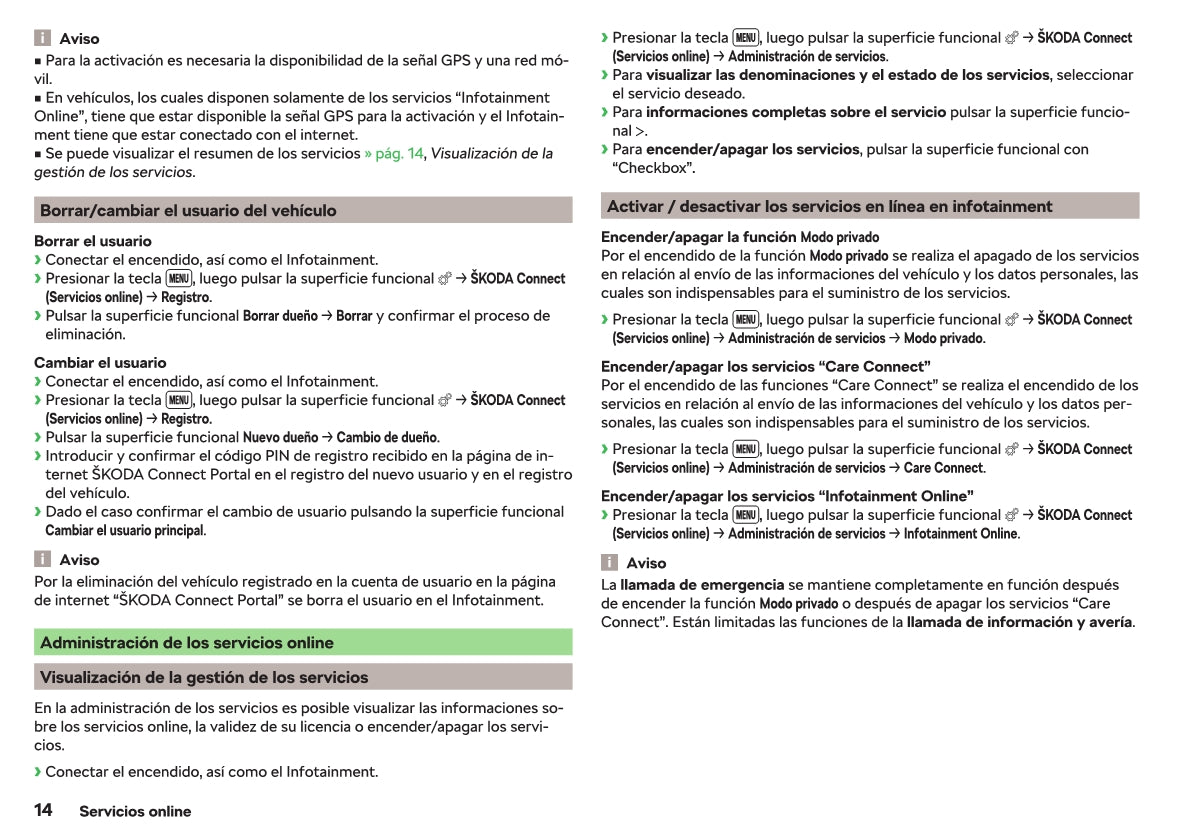 2012-2019 Skoda Rapid Bedienungsanleitung | Spanisch
