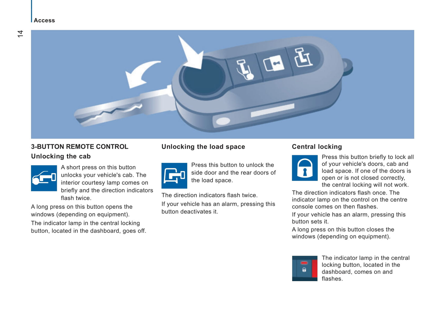 2014-2015 Peugeot Boxer Bedienungsanleitung | Englisch