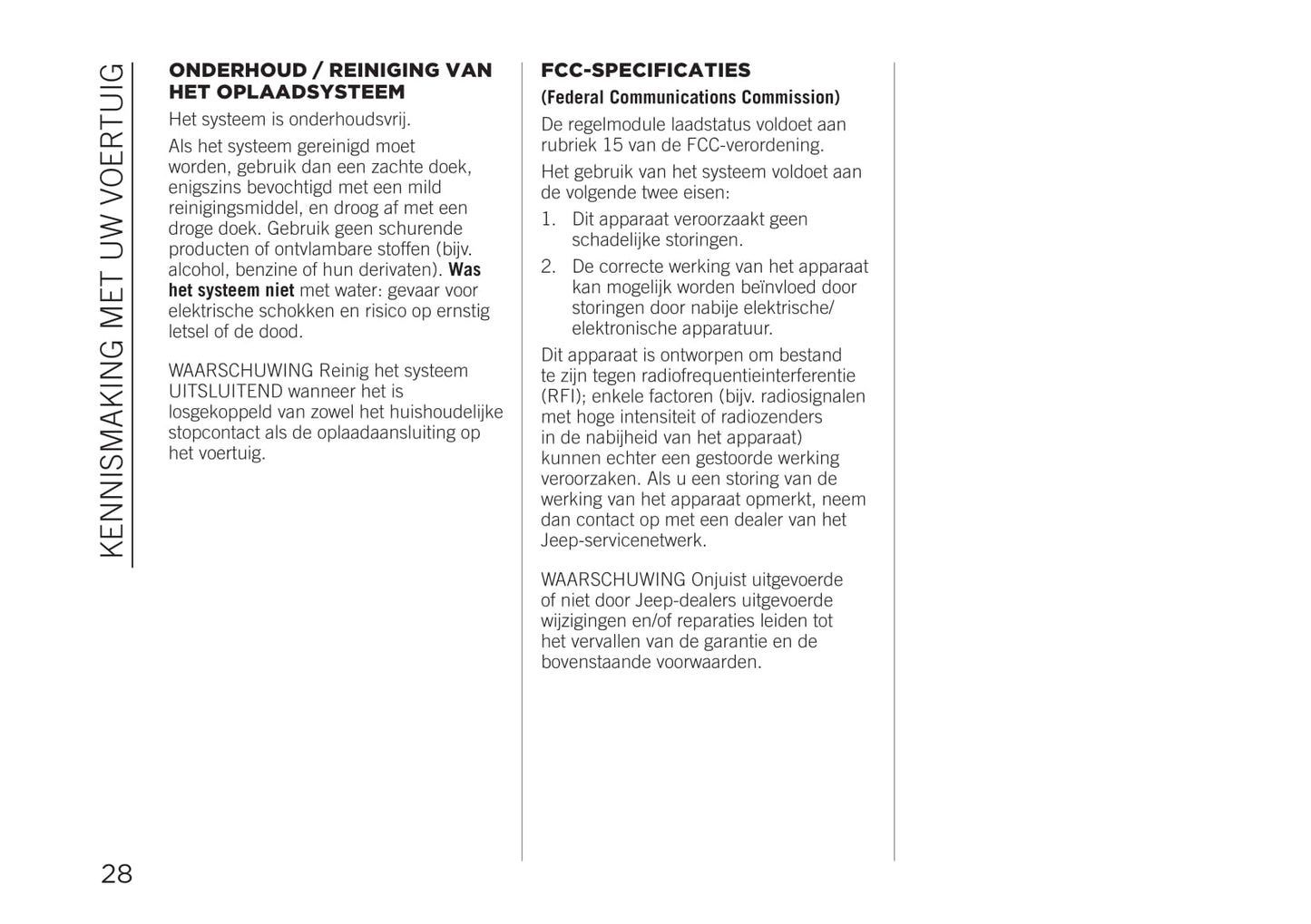 2020-2021 Jeep Renegade 4xe Supplement Manual | Dutch