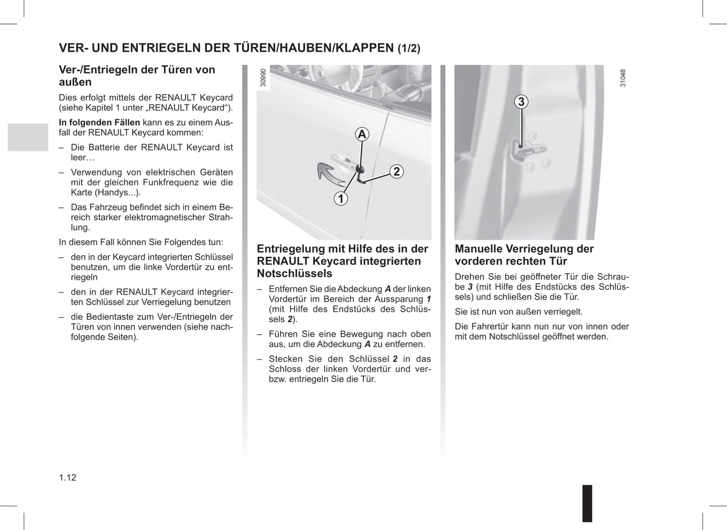 2014-2015 Renault Mégane Coupé Cabriolet Bedienungsanleitung | Deutsch