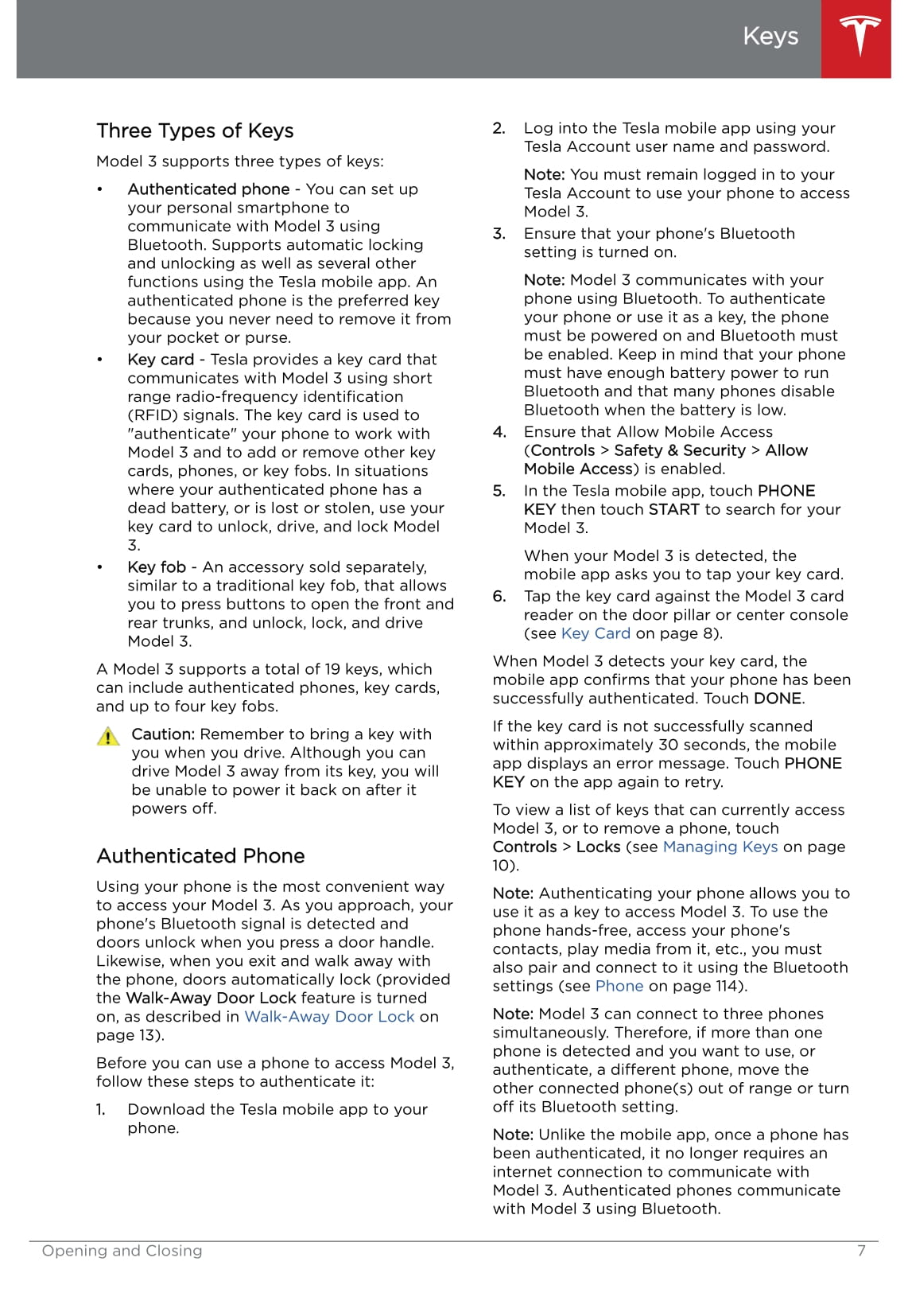 2019 Tesla Model 3 Owner's Manual | English