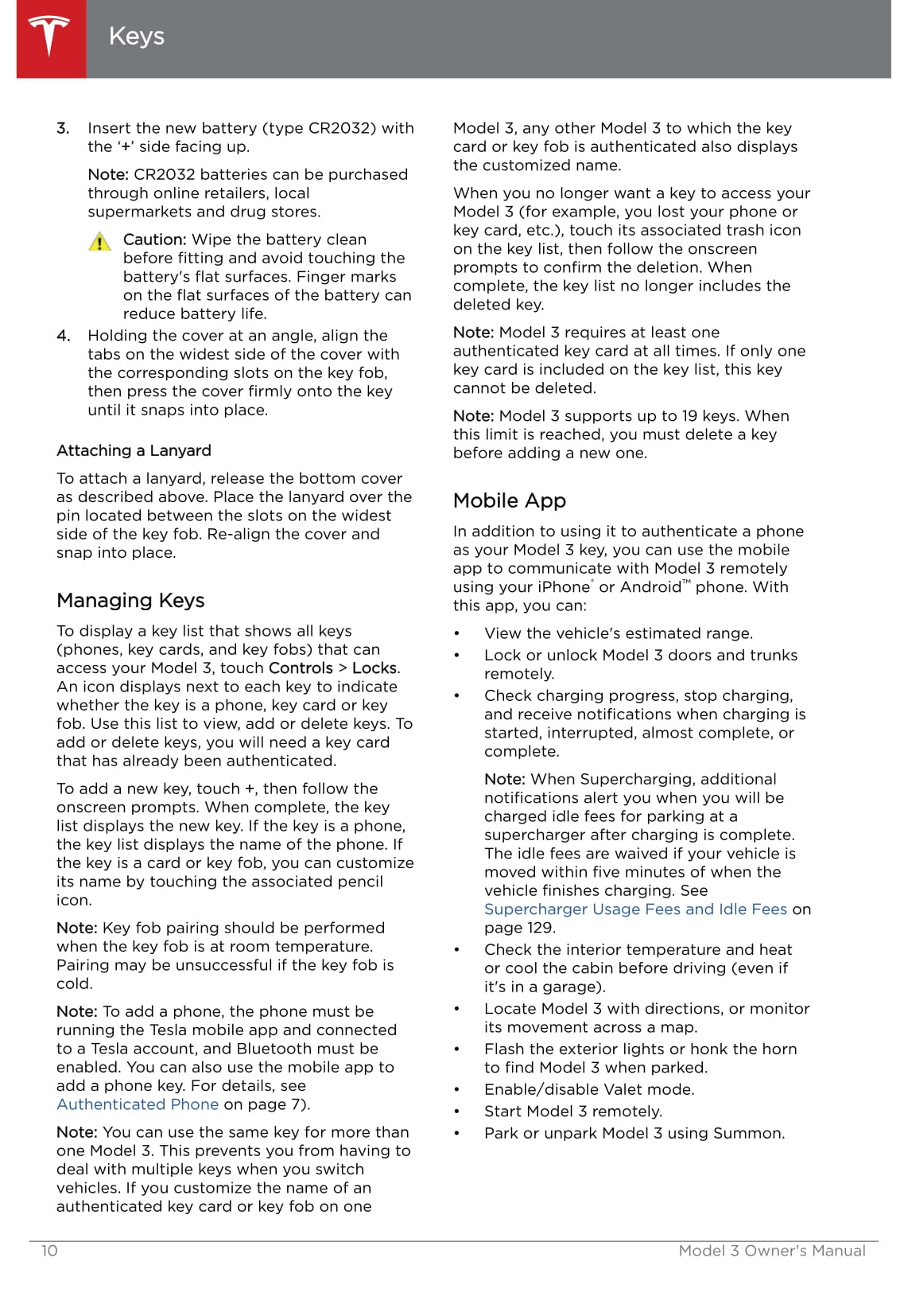 2019 Tesla Model 3 Owner's Manual | English