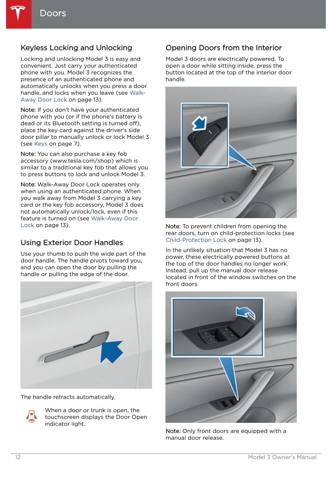 2019 Tesla Model 3 Owner's Manual | English