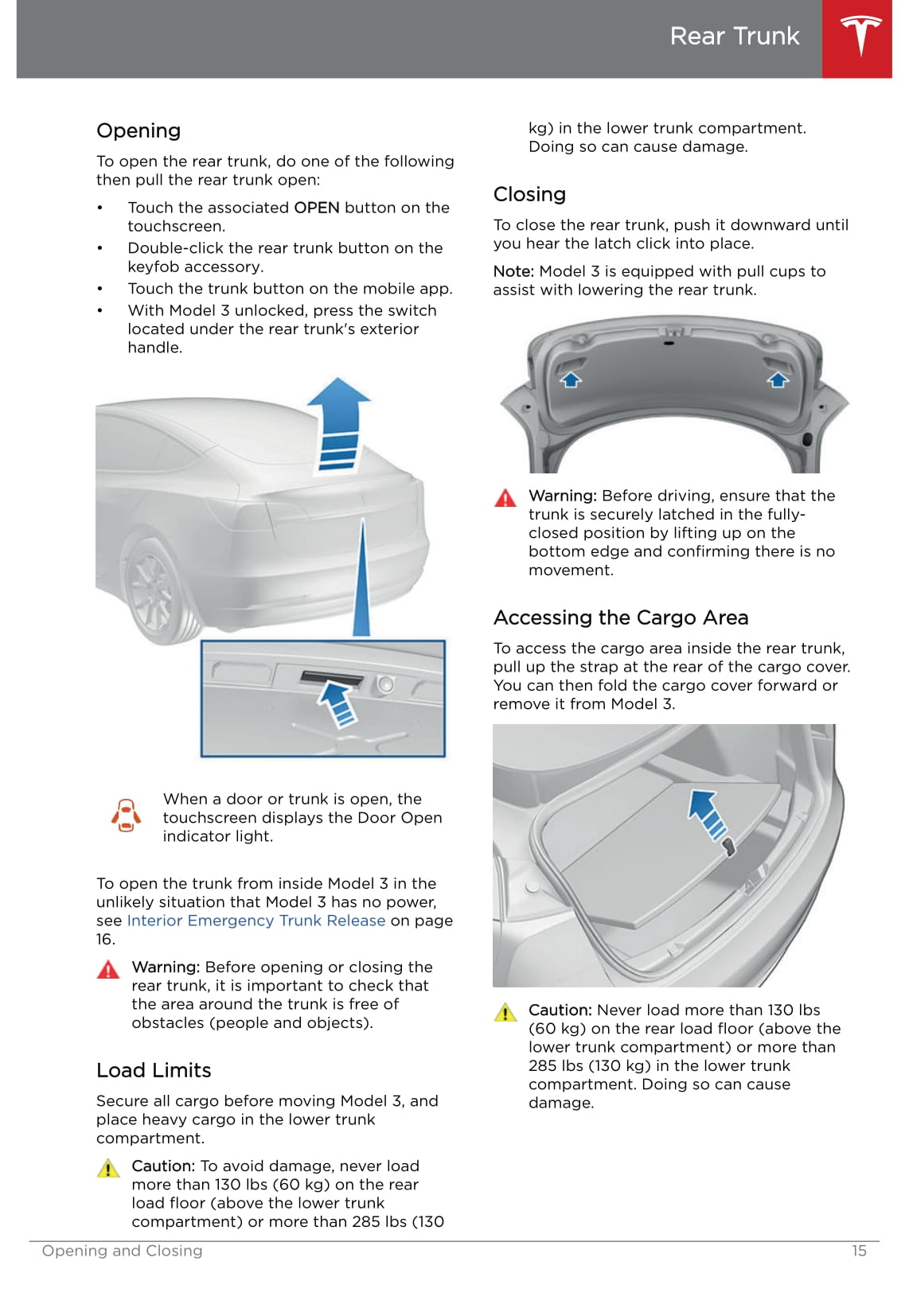 2019 Tesla Model 3 Owner's Manual | English