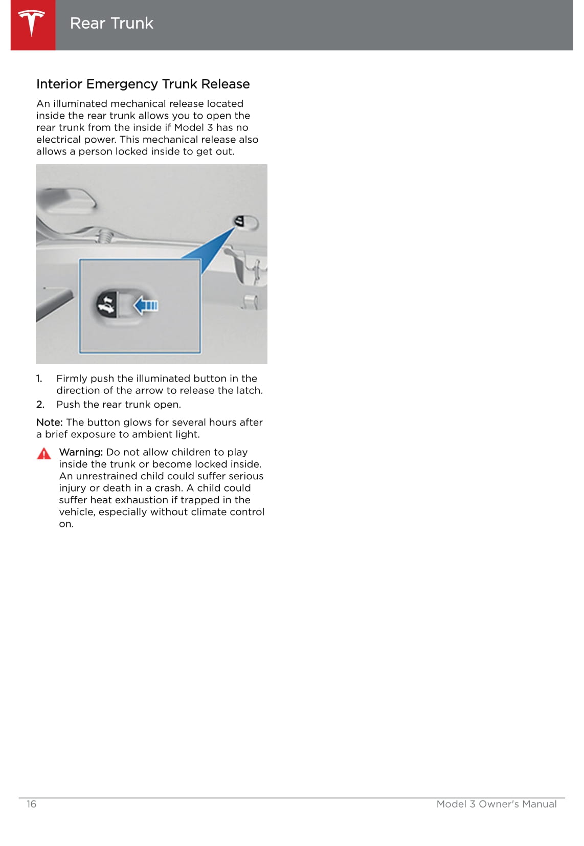 2019 Tesla Model 3 Owner's Manual | English
