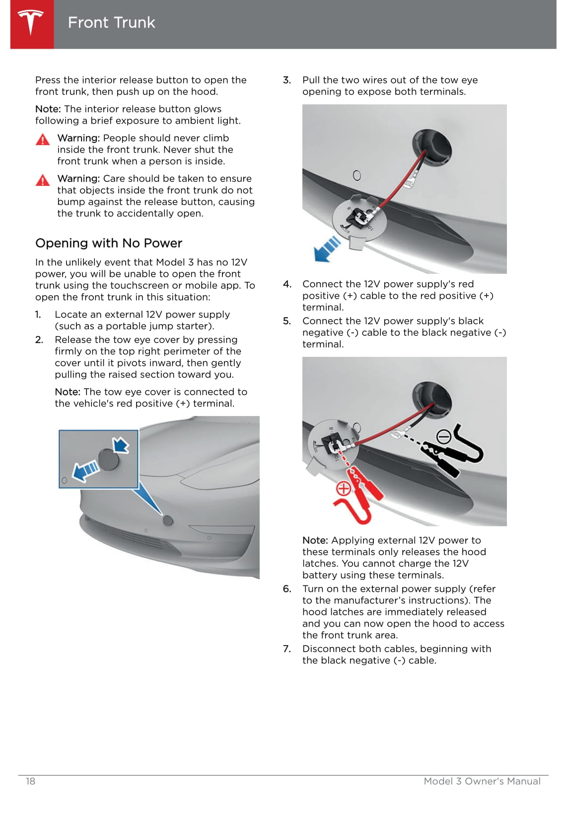2019 Tesla Model 3 Owner's Manual | English