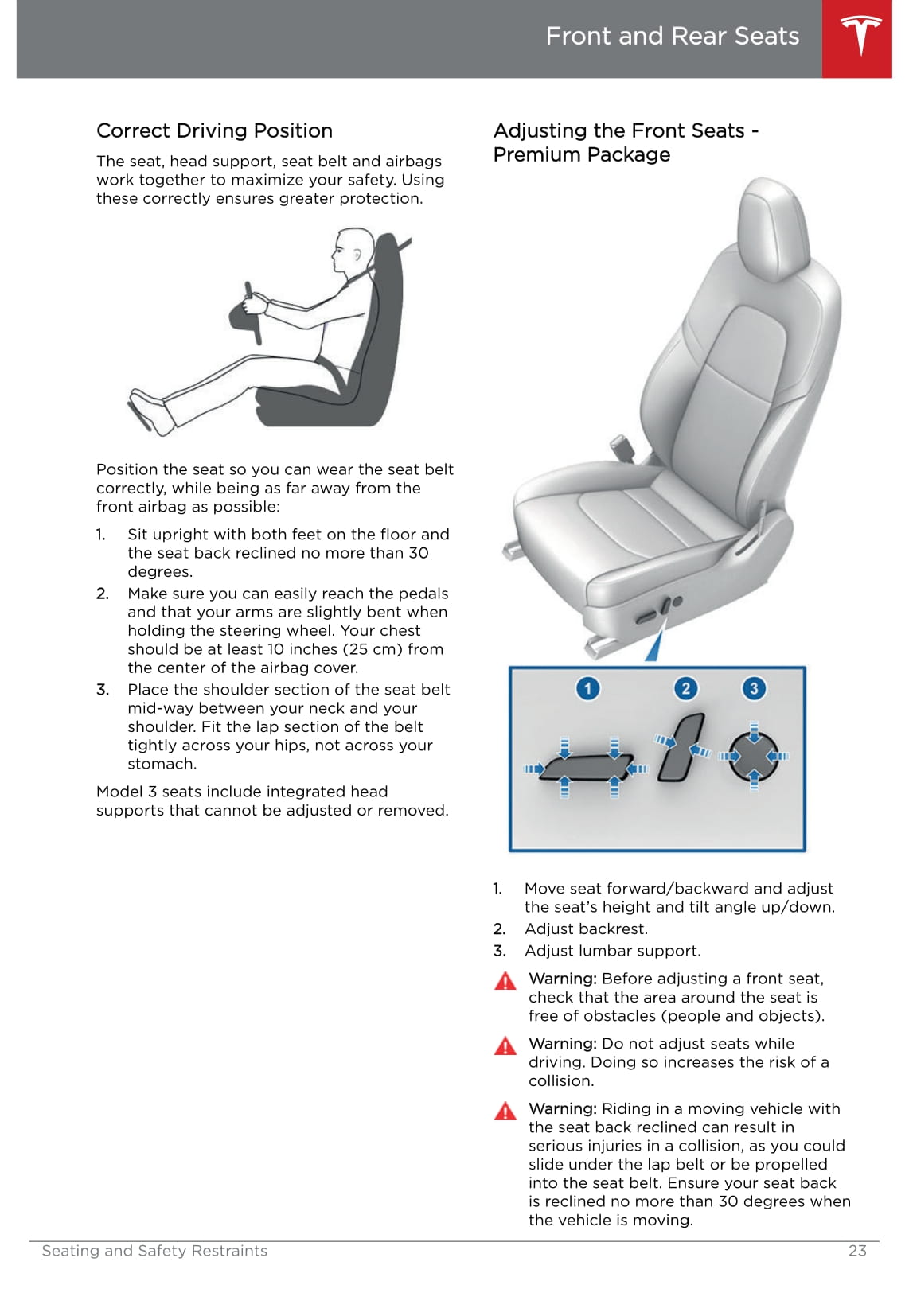 2019 Tesla Model 3 Owner's Manual | English