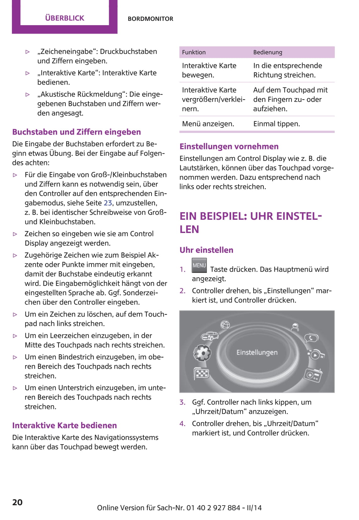2014-2018 Mini Mini Bedienungsanleitung | Deutsch