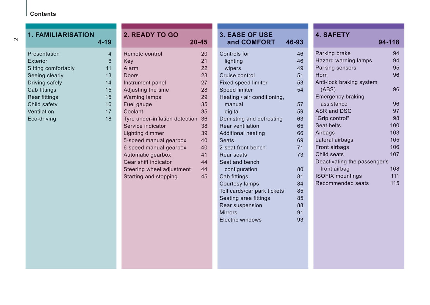 2014-2016 Citroën Jumpy Multispace Bedienungsanleitung | Englisch