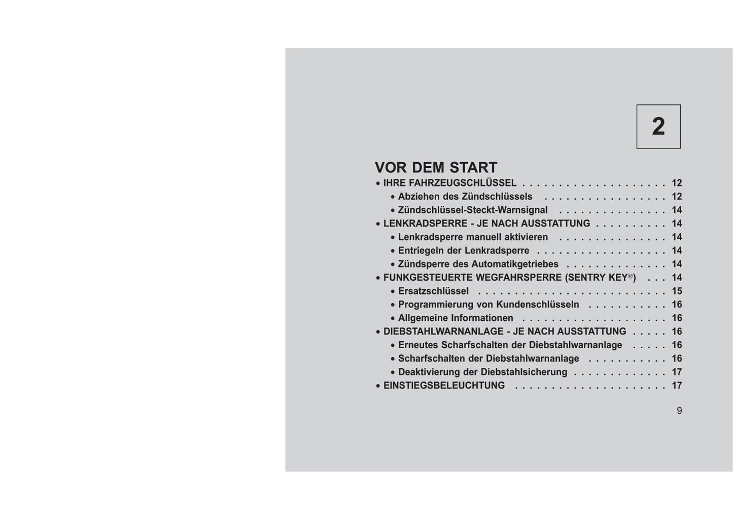 2008-2011 Jeep Cherokee Bedienungsanleitung | Deutsch