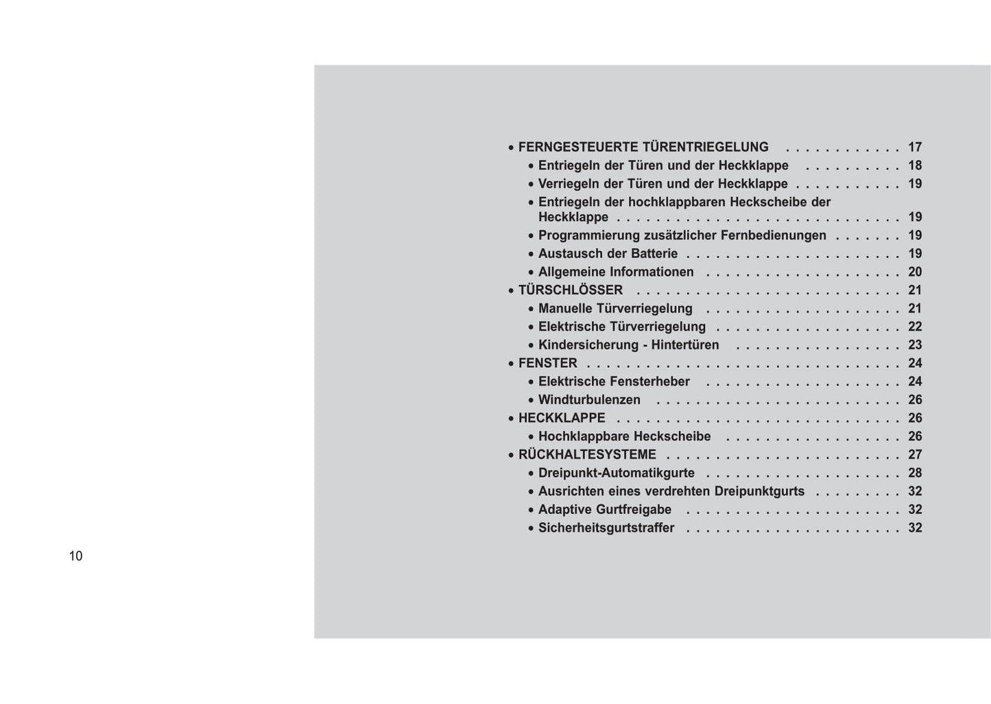 2008-2011 Jeep Cherokee Bedienungsanleitung | Deutsch