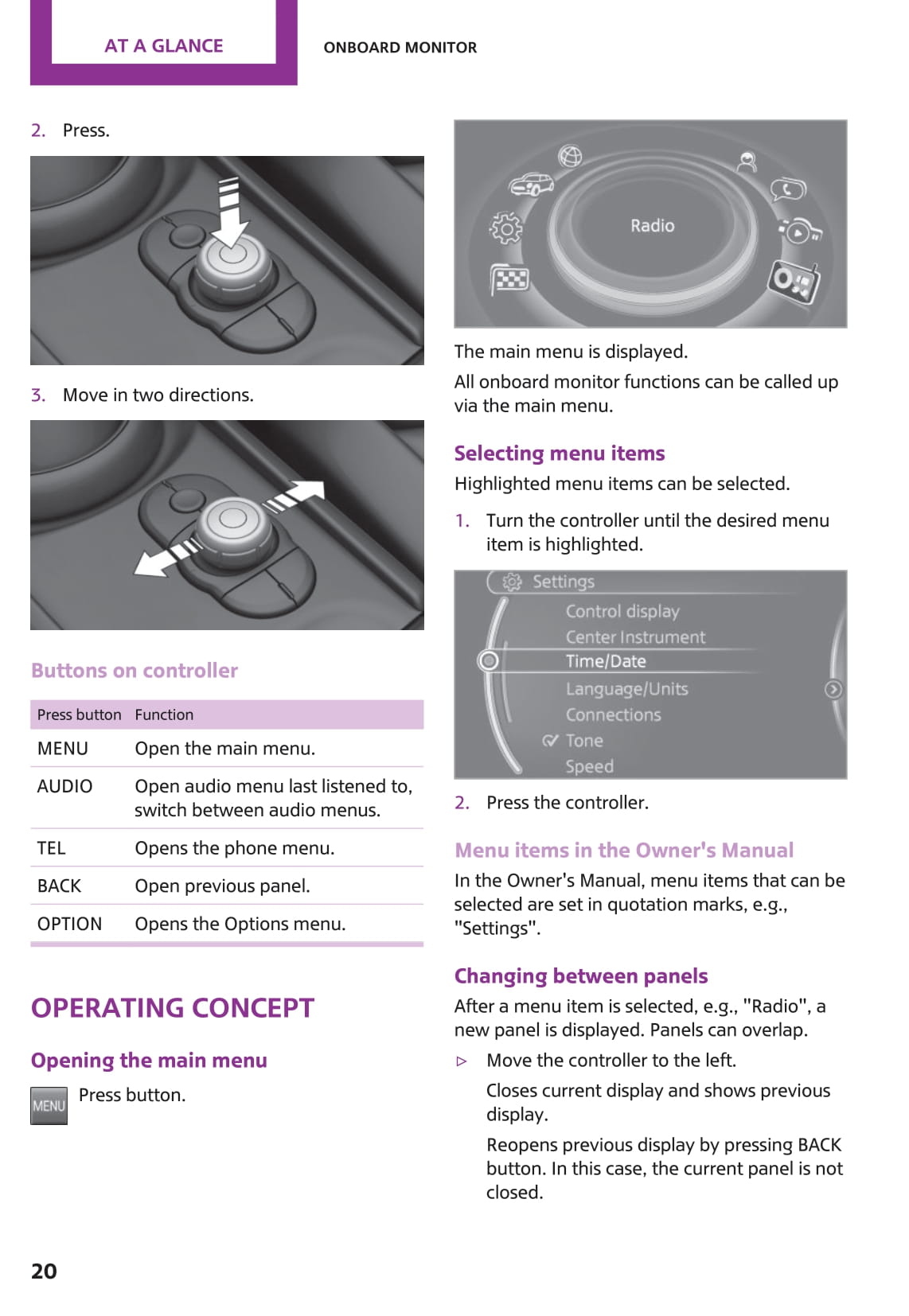 2015-2019 Mini Clubman Owner's Manual | English