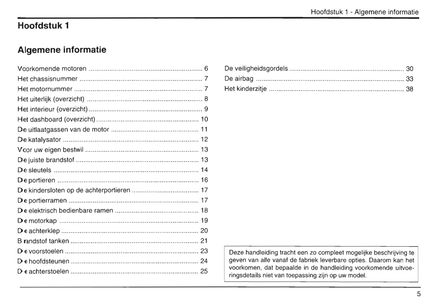 1999-2002 Daihatsu Move Owner's Manual | Dutch