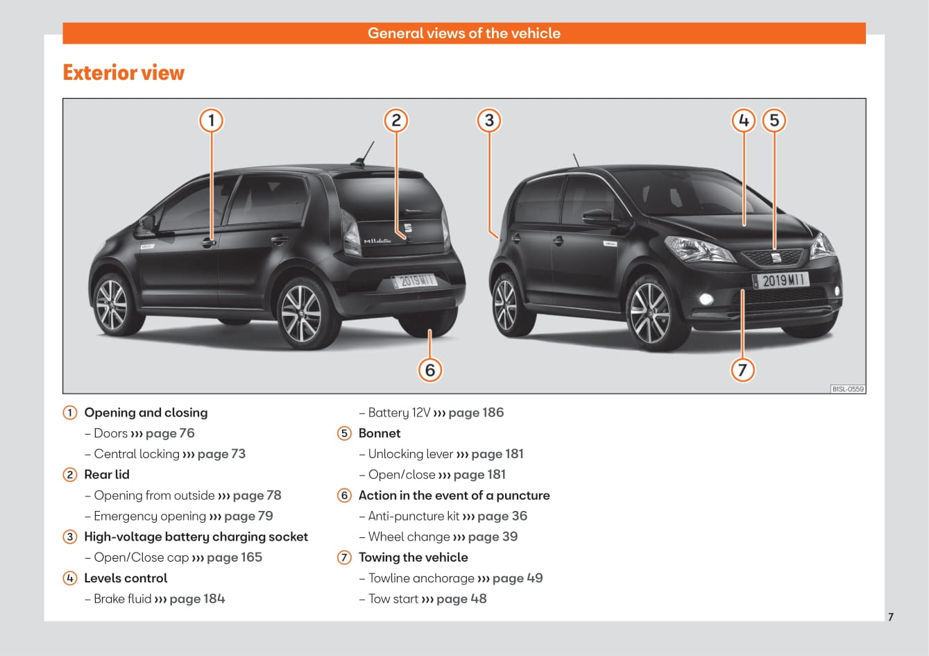 2019-2023 Seat Mii Bedienungsanleitung | Englisch