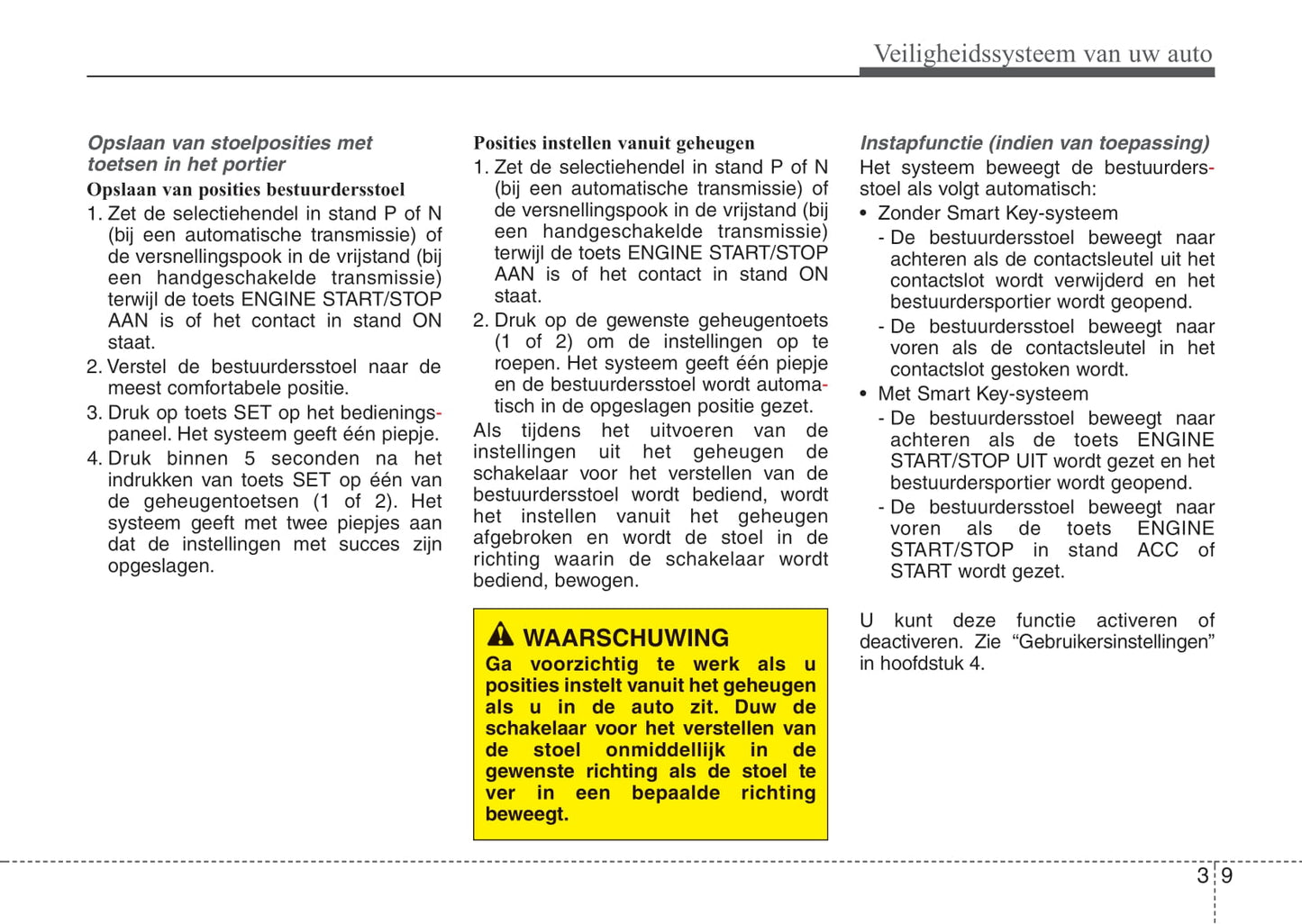 2012-2013 Kia Cee'd Owner's Manual | Dutch