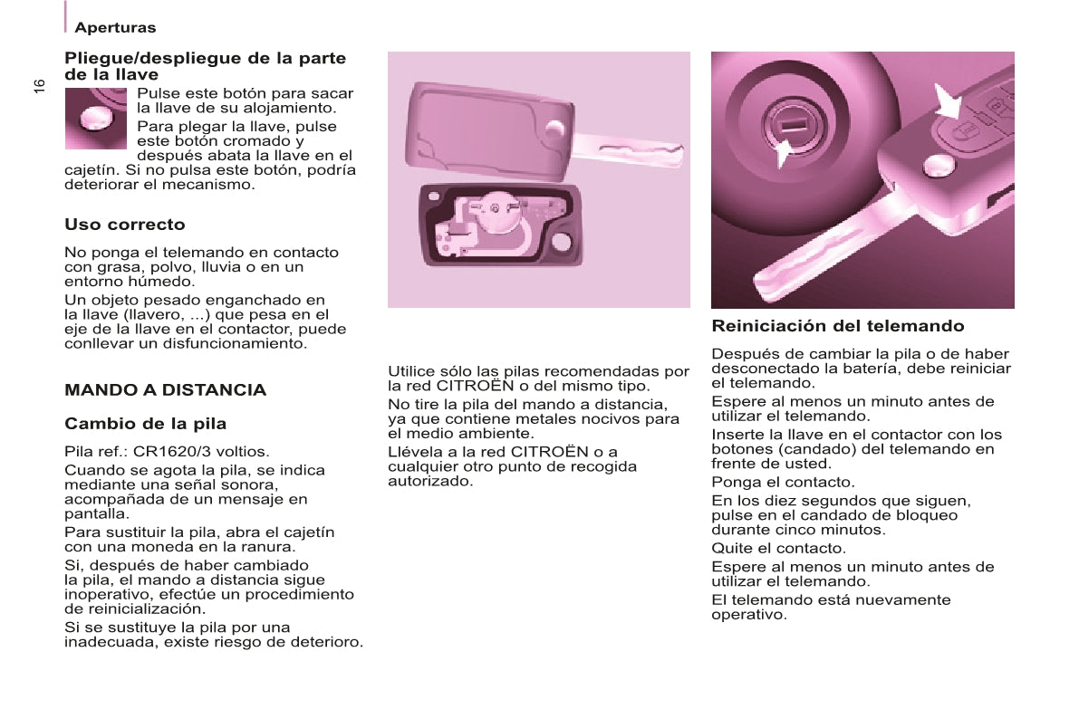 2014-2015 Citroën Berlingo Bedienungsanleitung | Spanisch