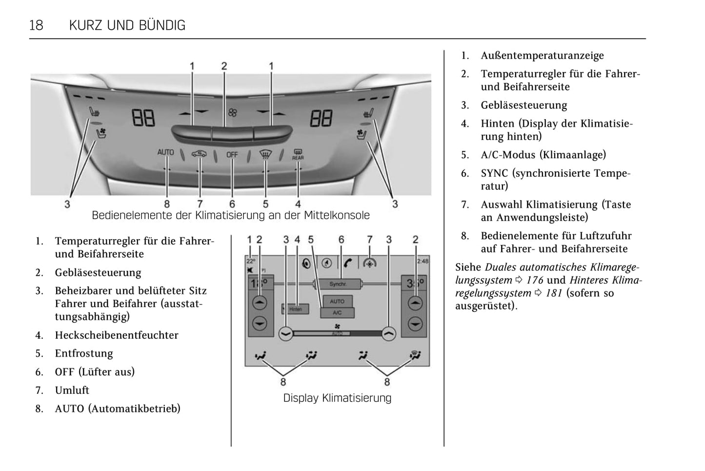 2017-2018 Cadillac XT5 Bedienungsanleitung | Deutsch