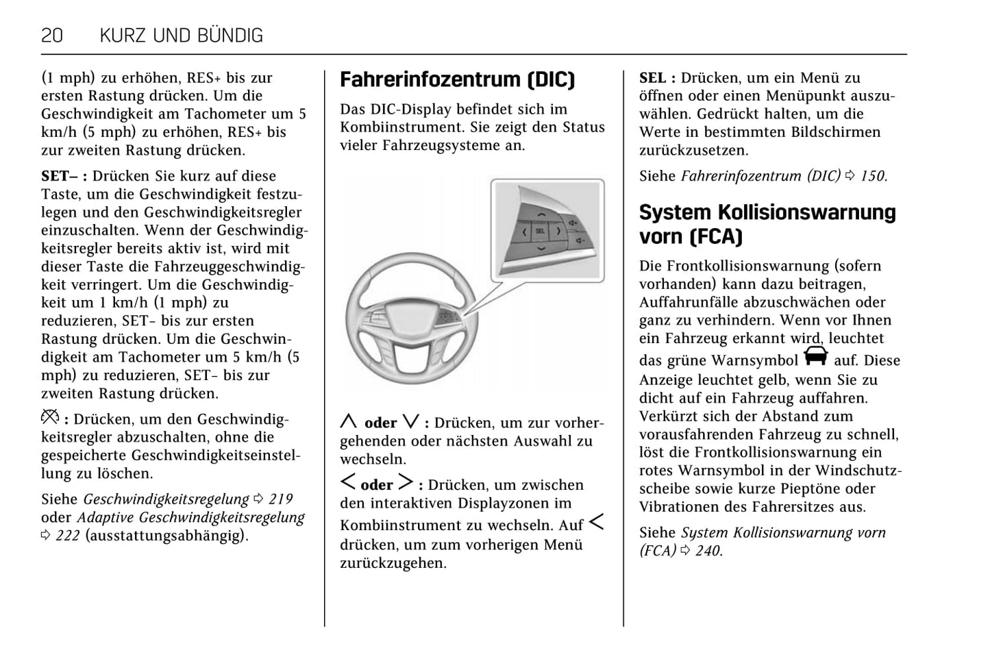 2017-2018 Cadillac XT5 Bedienungsanleitung | Deutsch
