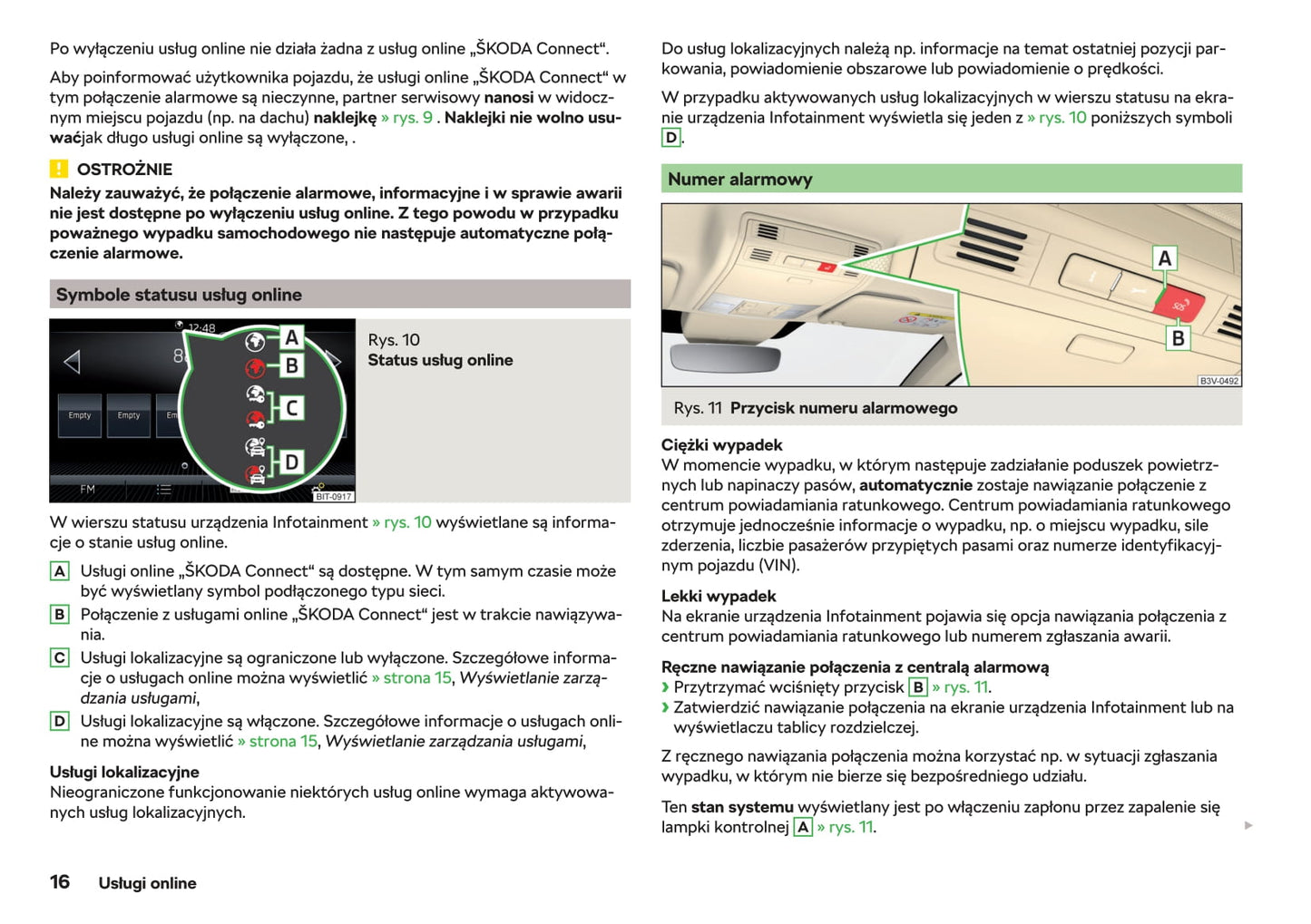 2015-2019 Skoda Superb Bedienungsanleitung | Polnisch
