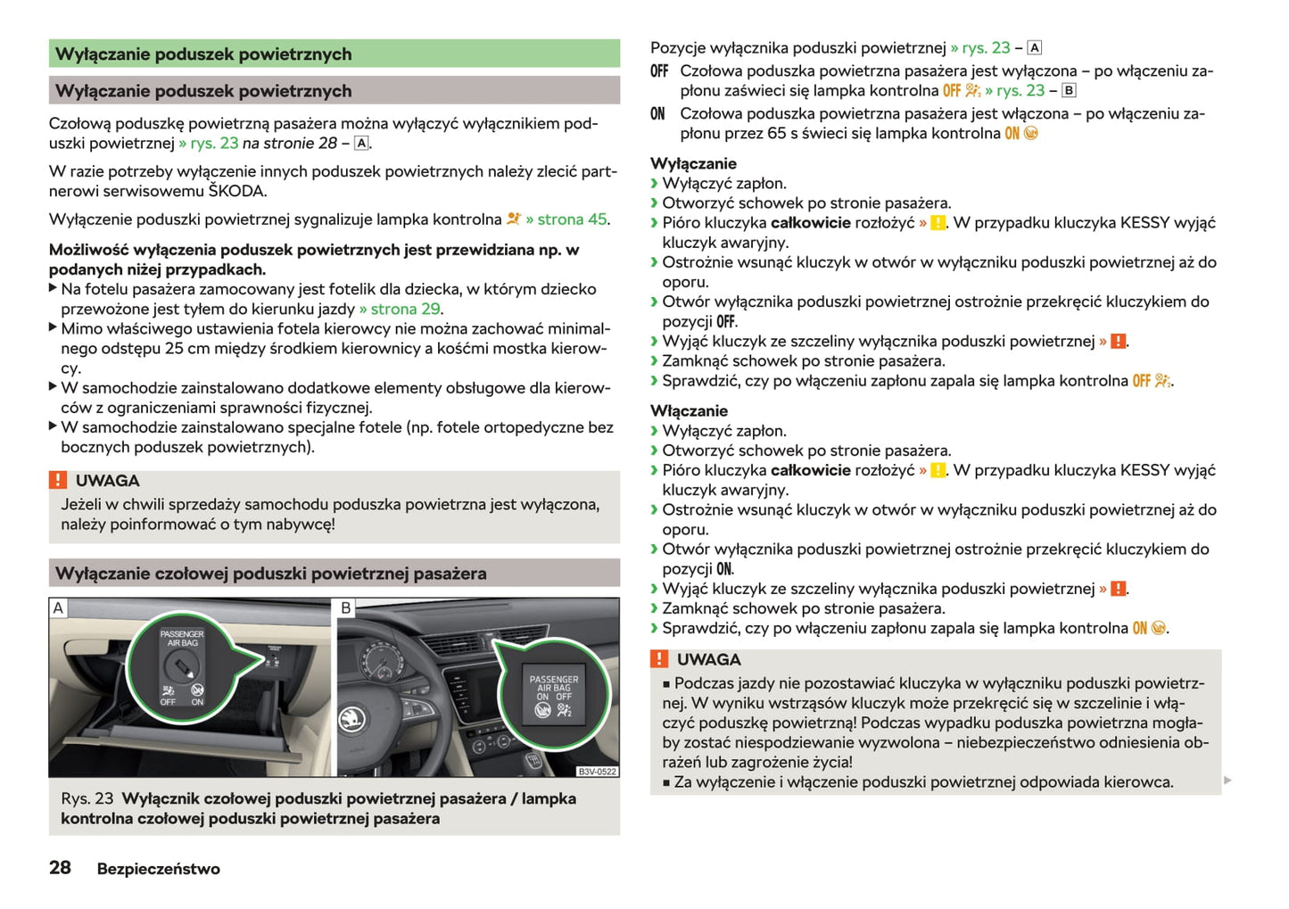 2015-2019 Skoda Superb Bedienungsanleitung | Polnisch